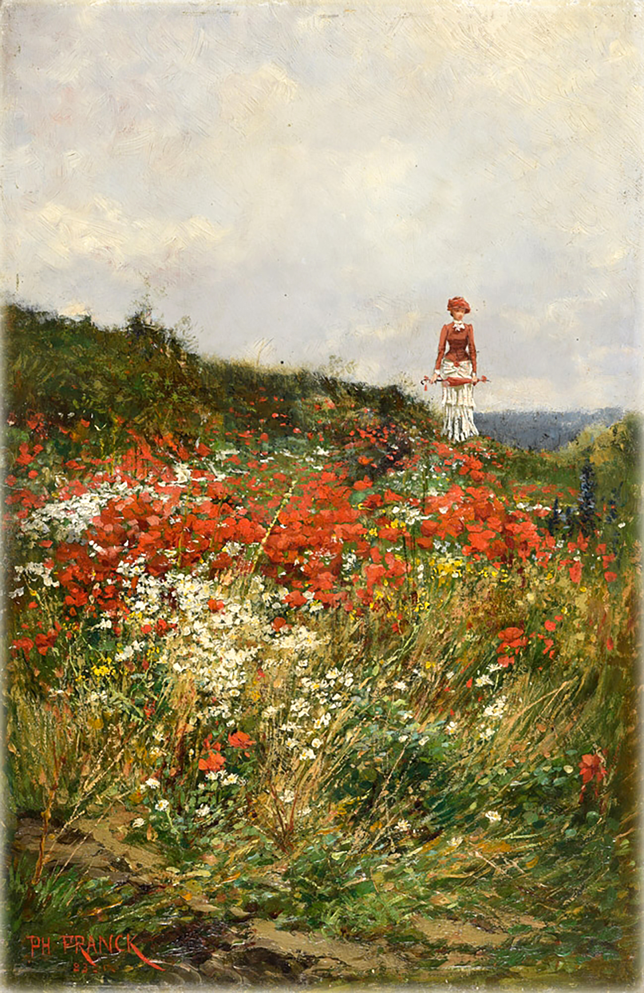 Philipp Franck, Das Mohnfeld 1883