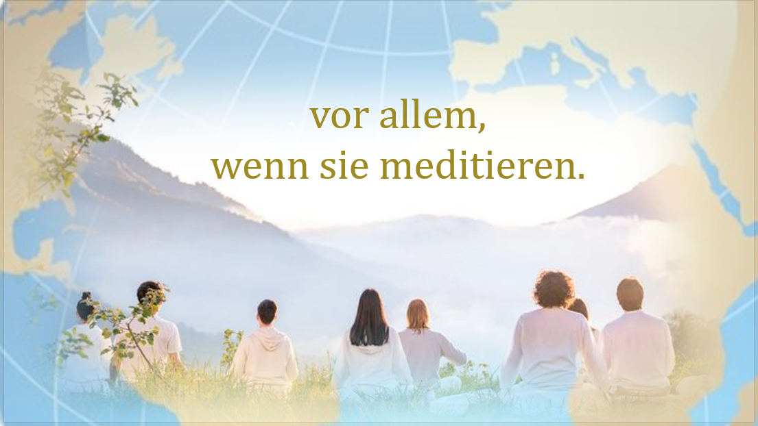 Meditierende Frauen verändern die Welt
